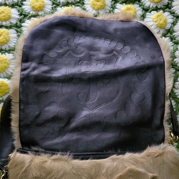 Juicy Couture 100% Rabbit Fur Bag - Picture 12 of 16